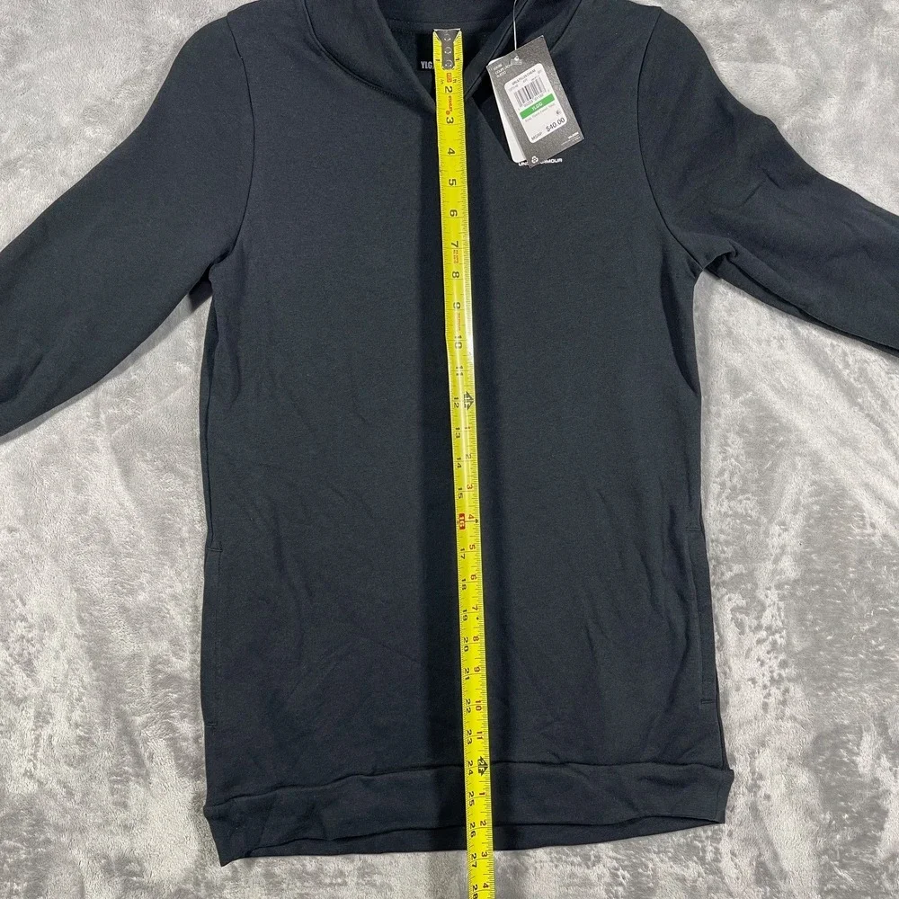 Under Armour Girls Rival Fleece Funnel Neck Tunic‎ Top Black YLG J-G NEW